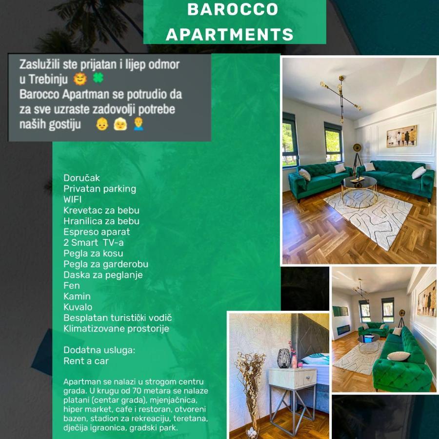 Apartman Barocco Trebinje Eksteriør billede